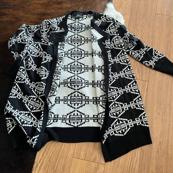 Aztec Cardigan Sweater - Picture 1 of 7